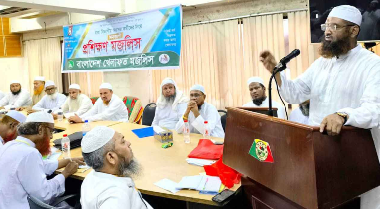 আমাদেরকে টার্গেট ভিত্তিক কাজ করতে হবে-খেলাফতে আমির মামুনুল হক