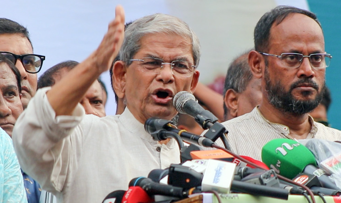 নির্বাচন যাতে সফল না হয় এই নিয়ে গভীর ষড়যন্ত্র হচ্ছে-মির্জা ফখরুল