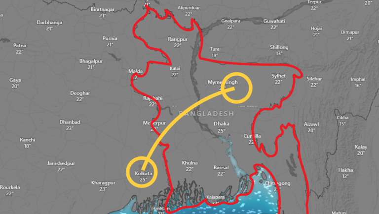 পাওয়া গেল ময়মনসিংহ থেকে কলকাতা পর্যন্ত ৪০০ কিমি দীর্ঘ নতুন ফাটলরেখা